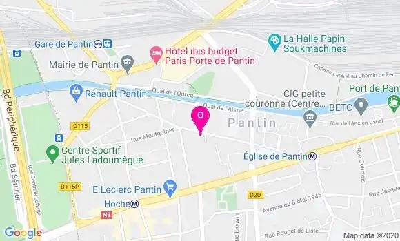Localisation Emilie Pierre