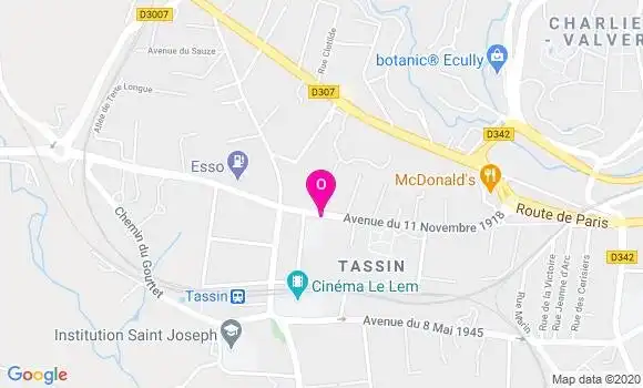 Localisation Jocelyne Tawil Faure