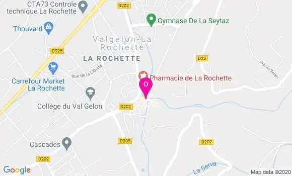Localisation Claudine Barret