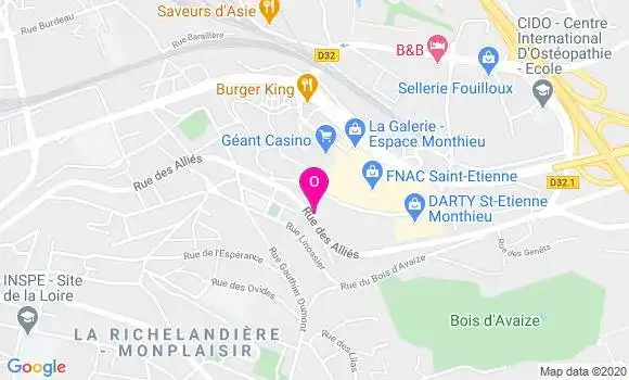 Localisation Audrey Meite Henninger
