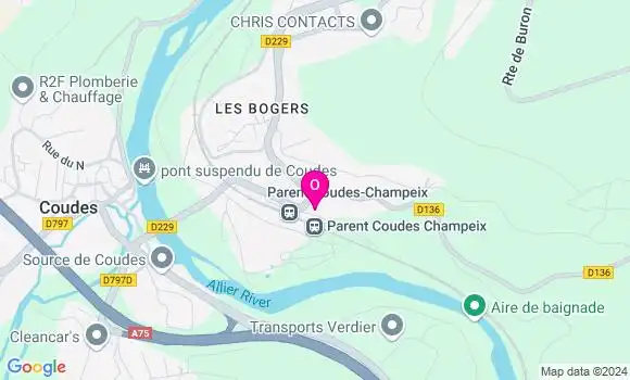 Localisation Isabelle Rocher Bremond