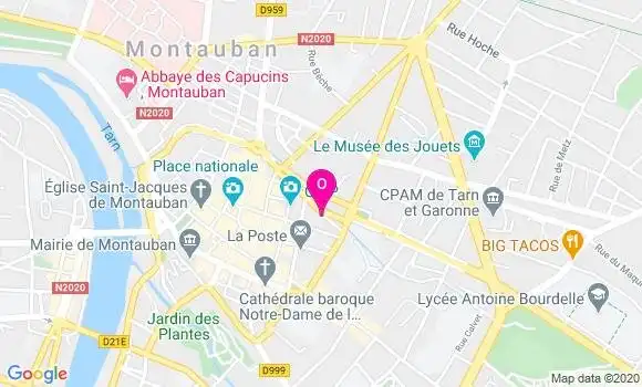 Localisation Agathe Charliot