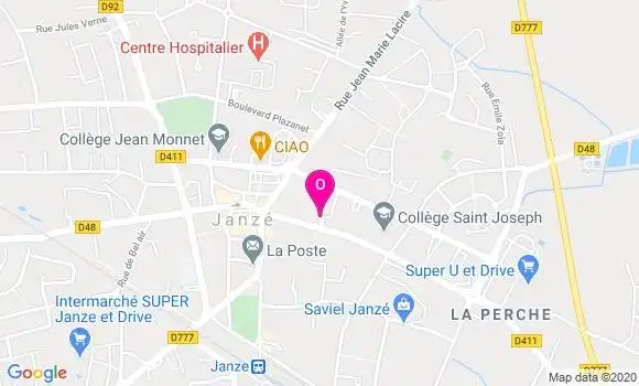 Localisation Nolwenn Brunie