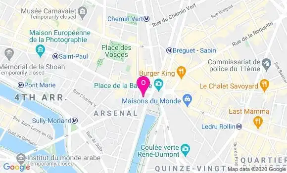 Localisation Elise Guillermin