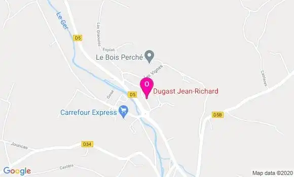 Localisation Margaux Soula