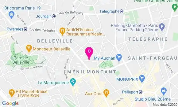 Localisation Talitha Puech