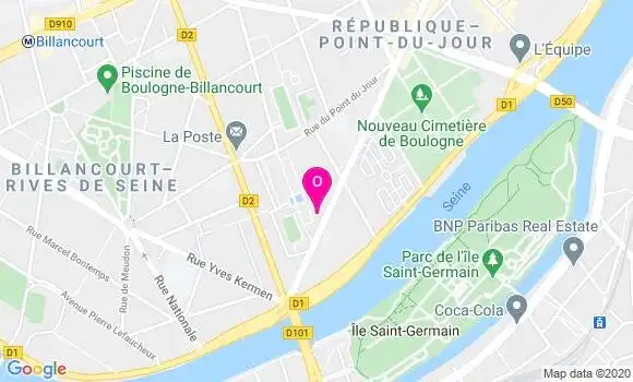 Localisation Camille Quenet