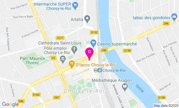 Localisation Amandine Dezeure