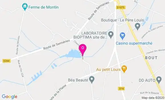 Localisation Marie Aline Marchand Lienard