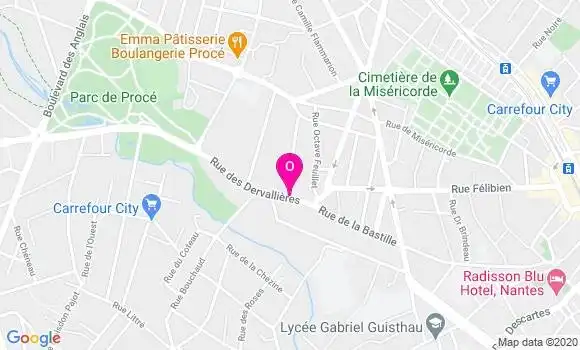 Localisation Christelle Quentin