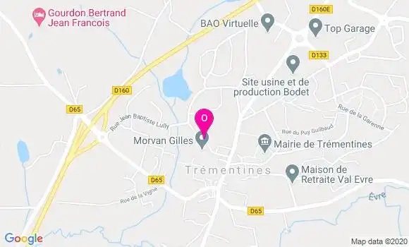 Localisation Helena Bouvier