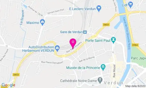 Localisation Marie Parizel Hardy