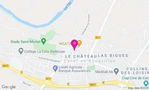 Localisation Margot Bedos