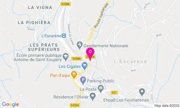 Localisation Elisa Belet