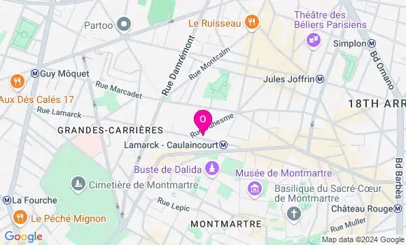 Localisation Juliette Fourmond