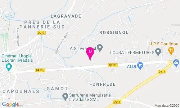 Localisation Pia Landrin