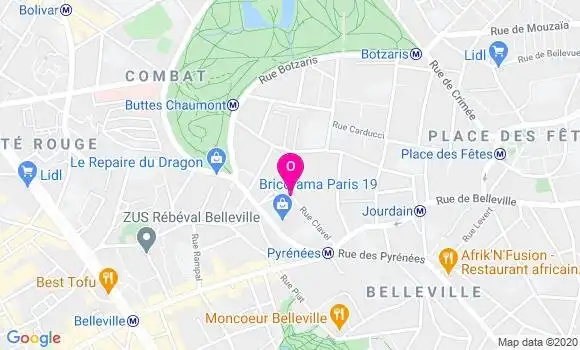 Localisation Corinne Chantelat