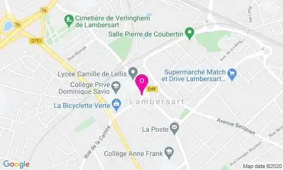 Localisation Agathe Hostyn
