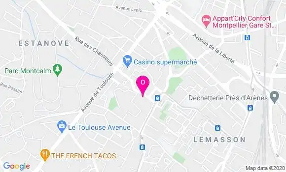 Localisation Nathalie Fabre