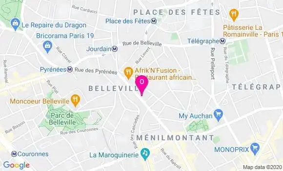 Localisation Pauline Garcia