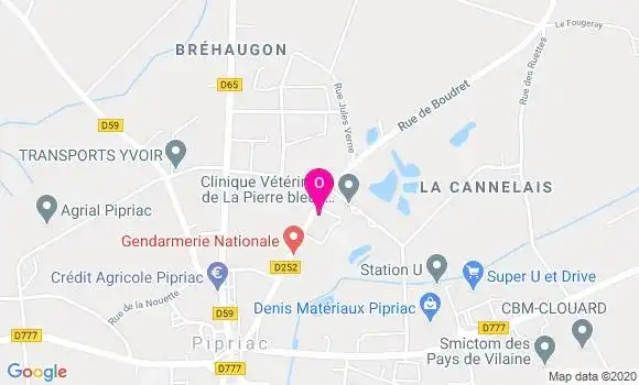 Localisation Michelle Lemoine