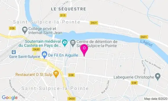 Localisation Isabelle Agrech