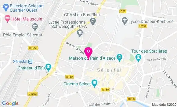 Localisation Matthieu Griesmar