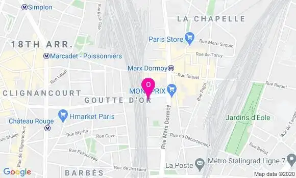 Localisation Odile Decouche