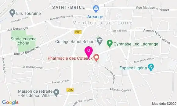 Localisation Magalie Bataille