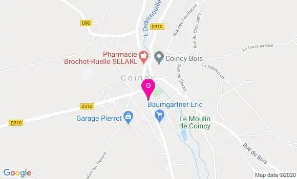 Localisation Astrid Bouchonville