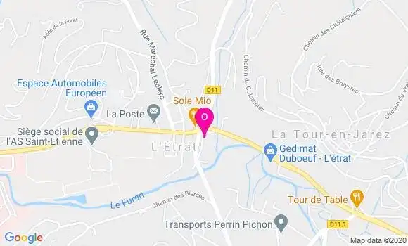 Localisation Mathilde Perrioux