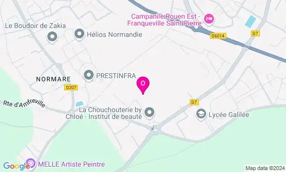 Localisation Amandine Tanesie