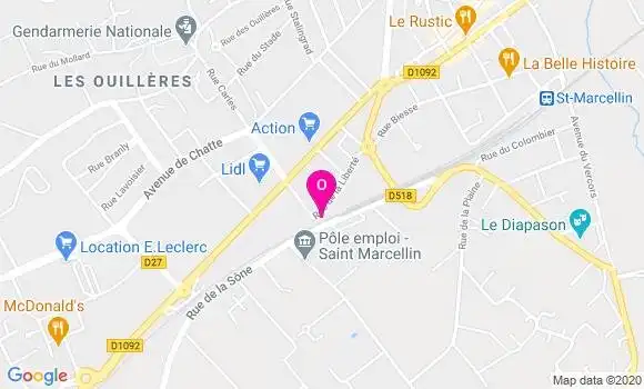 Localisation Magali Brun