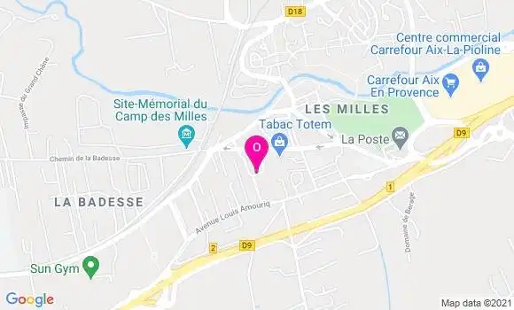 Localisation Caroline Di Guardo