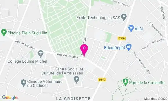 Localisation Priscilla Ragon