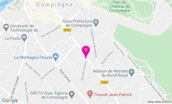 Localisation Marie Catherine Gast