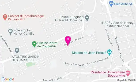 Localisation Ophelie Lecomte