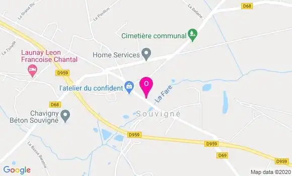 Localisation Christine Lalbat Clement