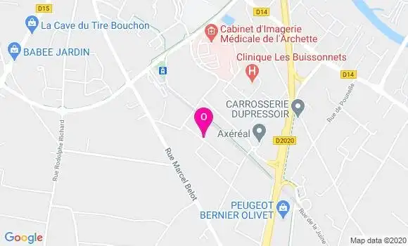Localisation Joelle Sauvage