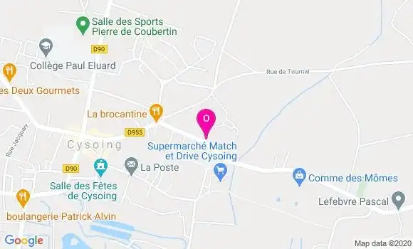 Localisation Christine Delsalle
