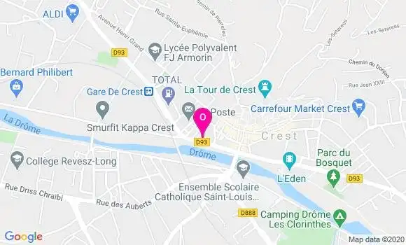 Localisation Brigitte Brunel