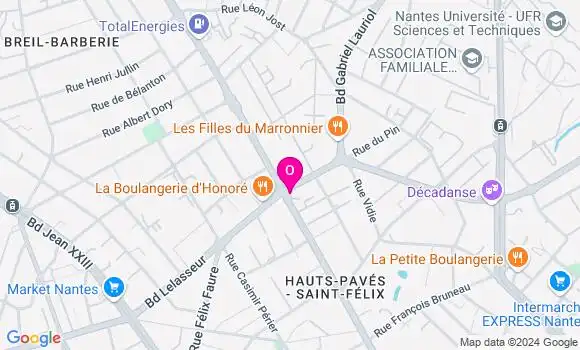 Localisation Valentine Bouvier