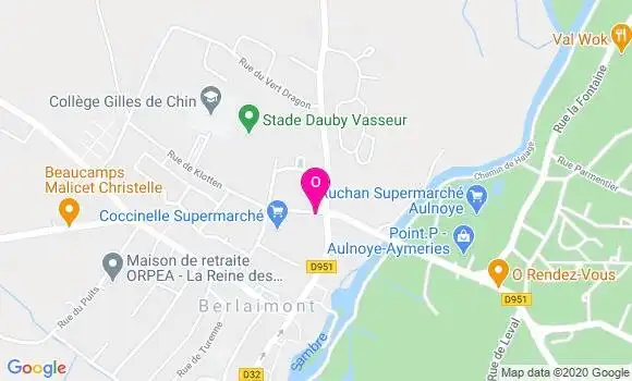 Localisation Elise Berthout