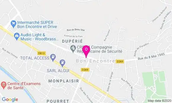 Localisation Pascal Lahille