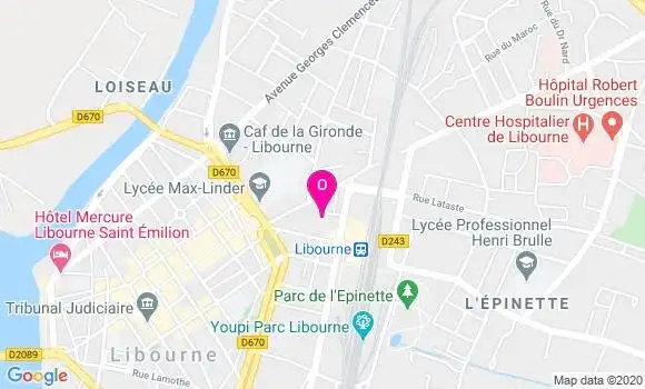 Localisation Marie Jocelyne Lopes