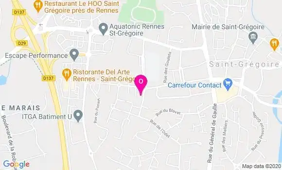 Localisation Marie Lebredonchel