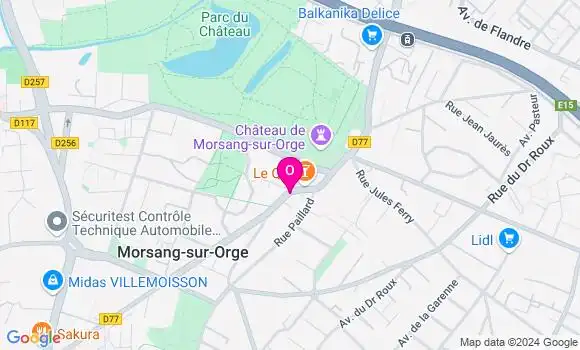 Localisation Nathalie De Vaulchier