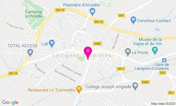 Localisation Carmen Bedos