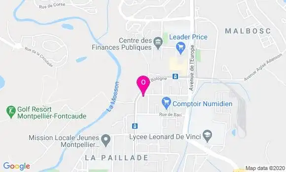Localisation Audrey Guillot
