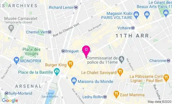 Localisation Marie Francoise Delerive